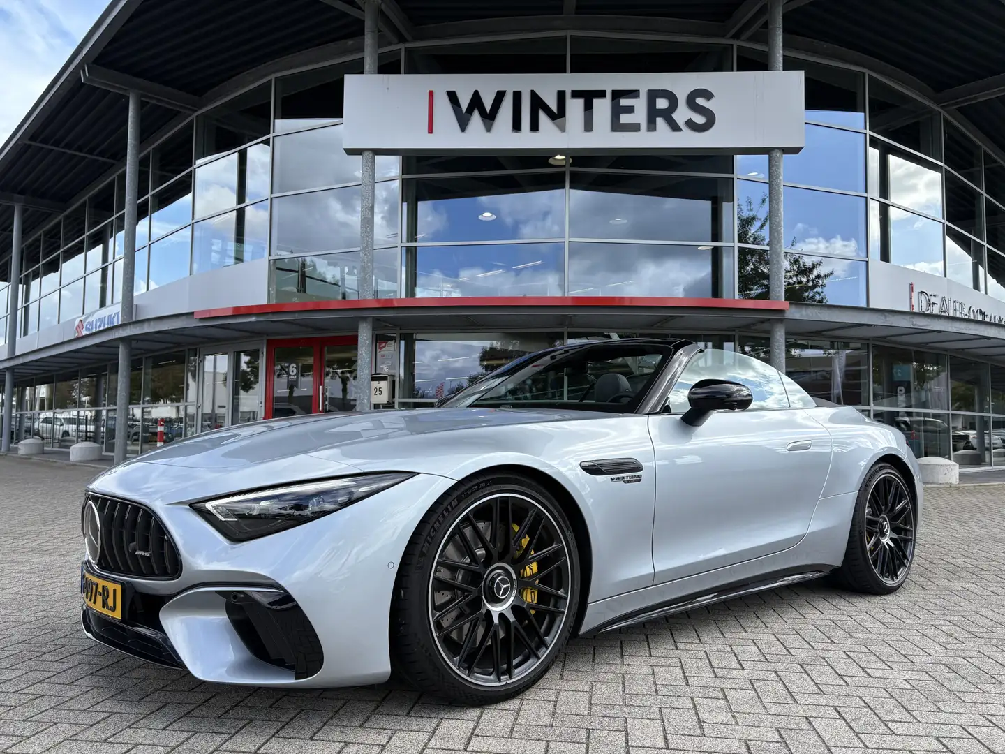 Mercedes-Benz SL Roadster AMG 63 4MATIC+ | 21" AMG LMV | Massage stoelen | AMG N Gris - 2
