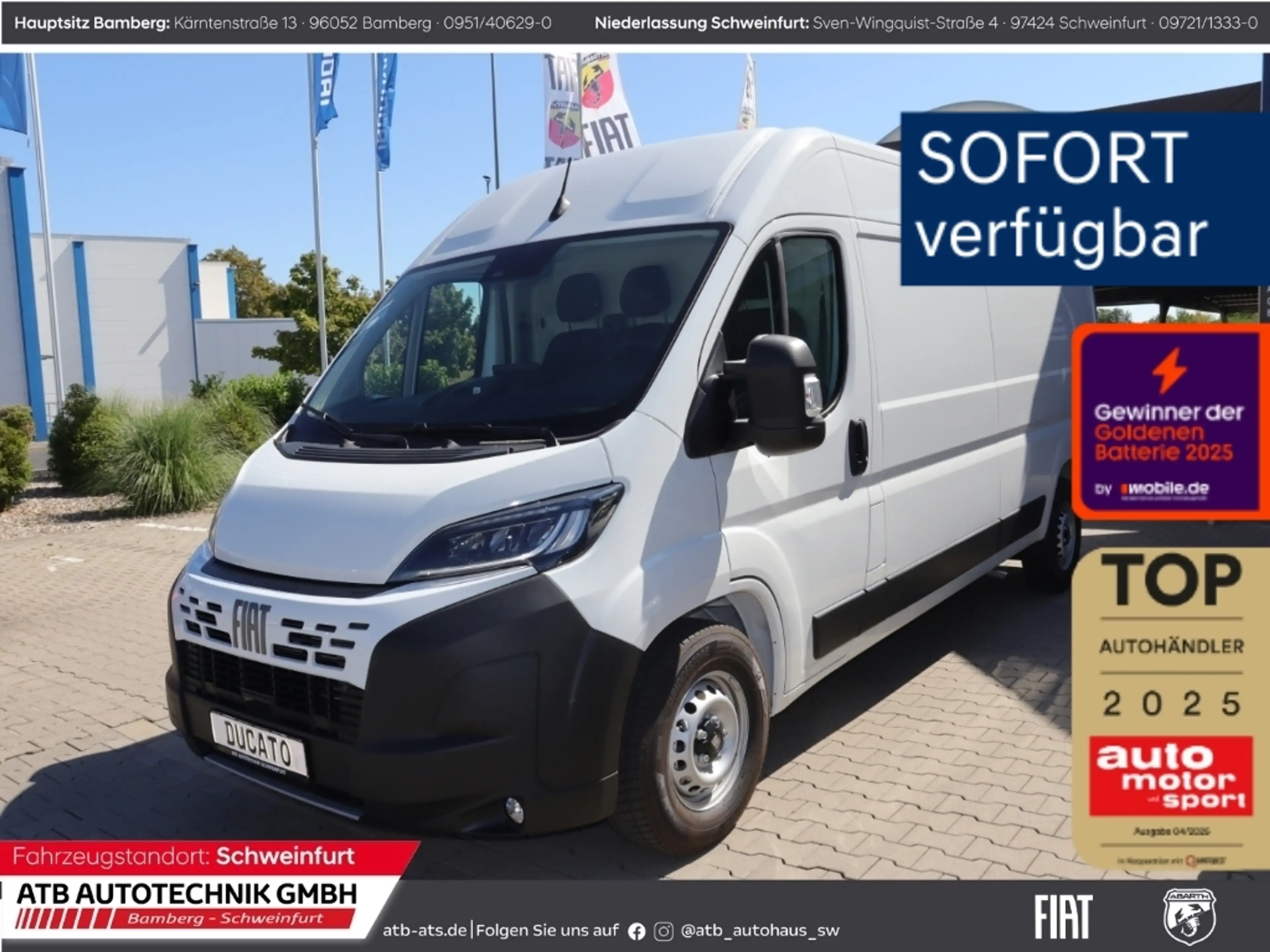 Fiat Ducato Serie 2 MY26 KaWa L3H2 3,5T Diesel 140 AT