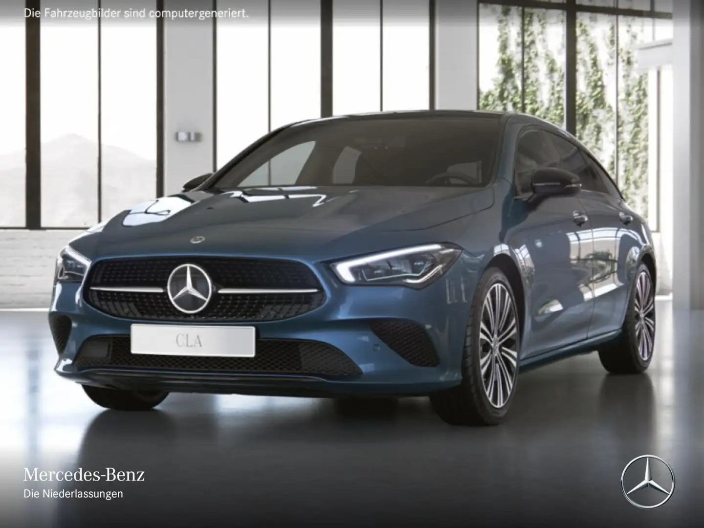 Mercedes-Benz CLA 220 d PROGRESSIVE+NIGHT+PANO+AHK+MULTIBEAM+8G Bleu - 2
