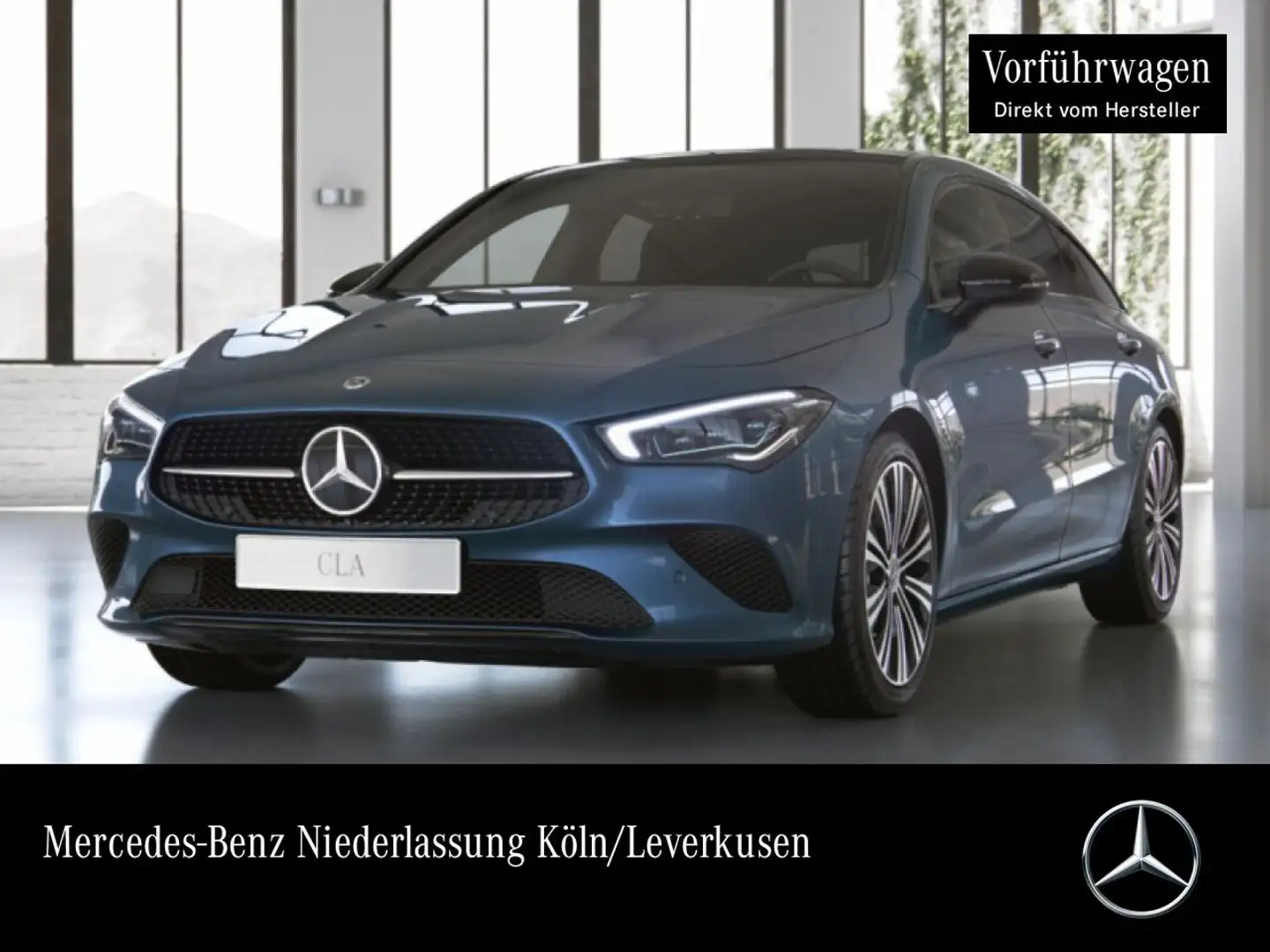 Mercedes-Benz CLA 220 d PROGRESSIVE+NIGHT+PANO+AHK+MULTIBEAM+8G Bleu - 1