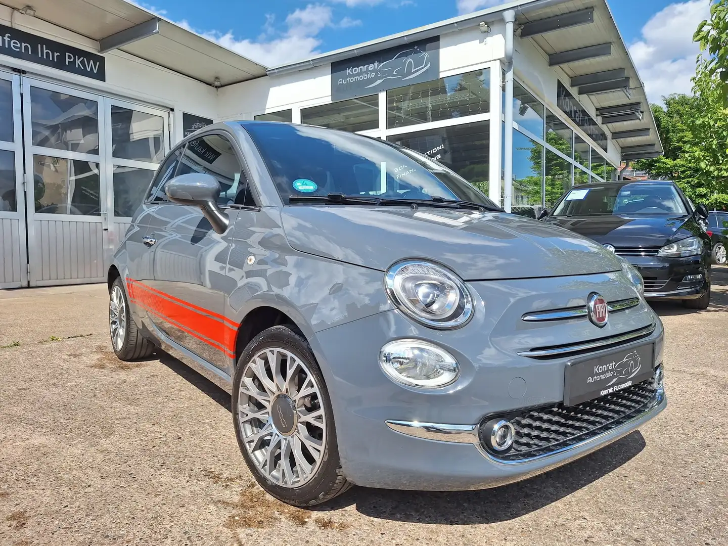 Fiat 500 1.2 8V Start Gris - 1