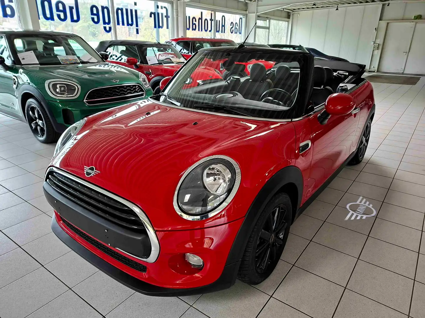 MINI One Cabrio Mini One Cabrio Sport-Ledersitze Sitzheizung PDC Rot - 1