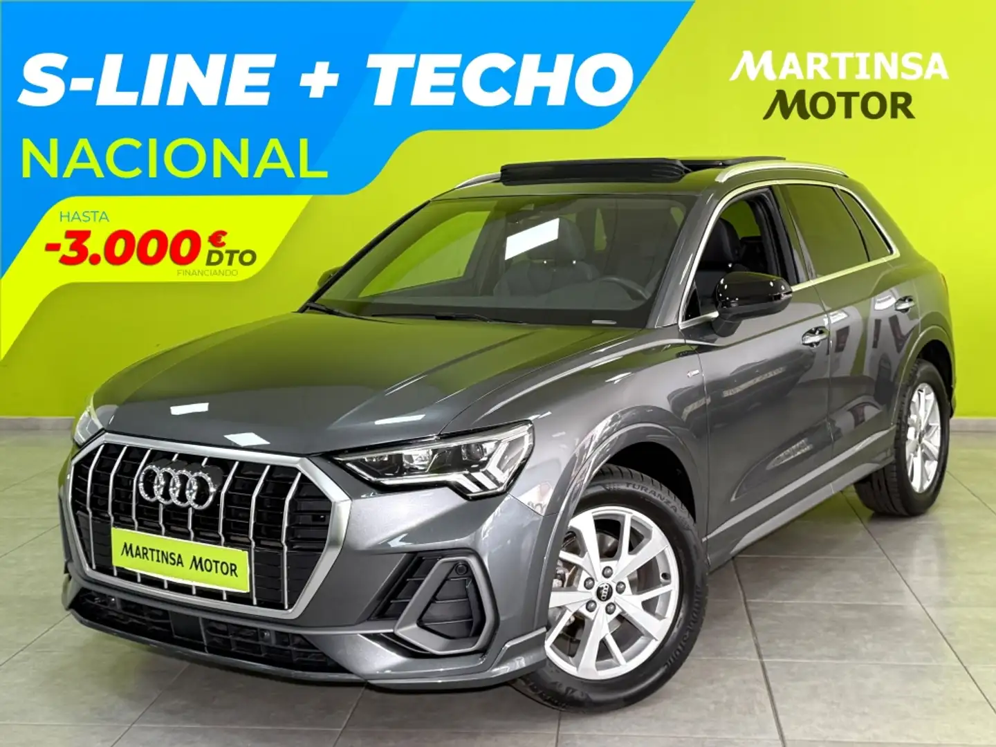 Audi Q3 35 TDI S line S tronic 110kW Gris - 1
