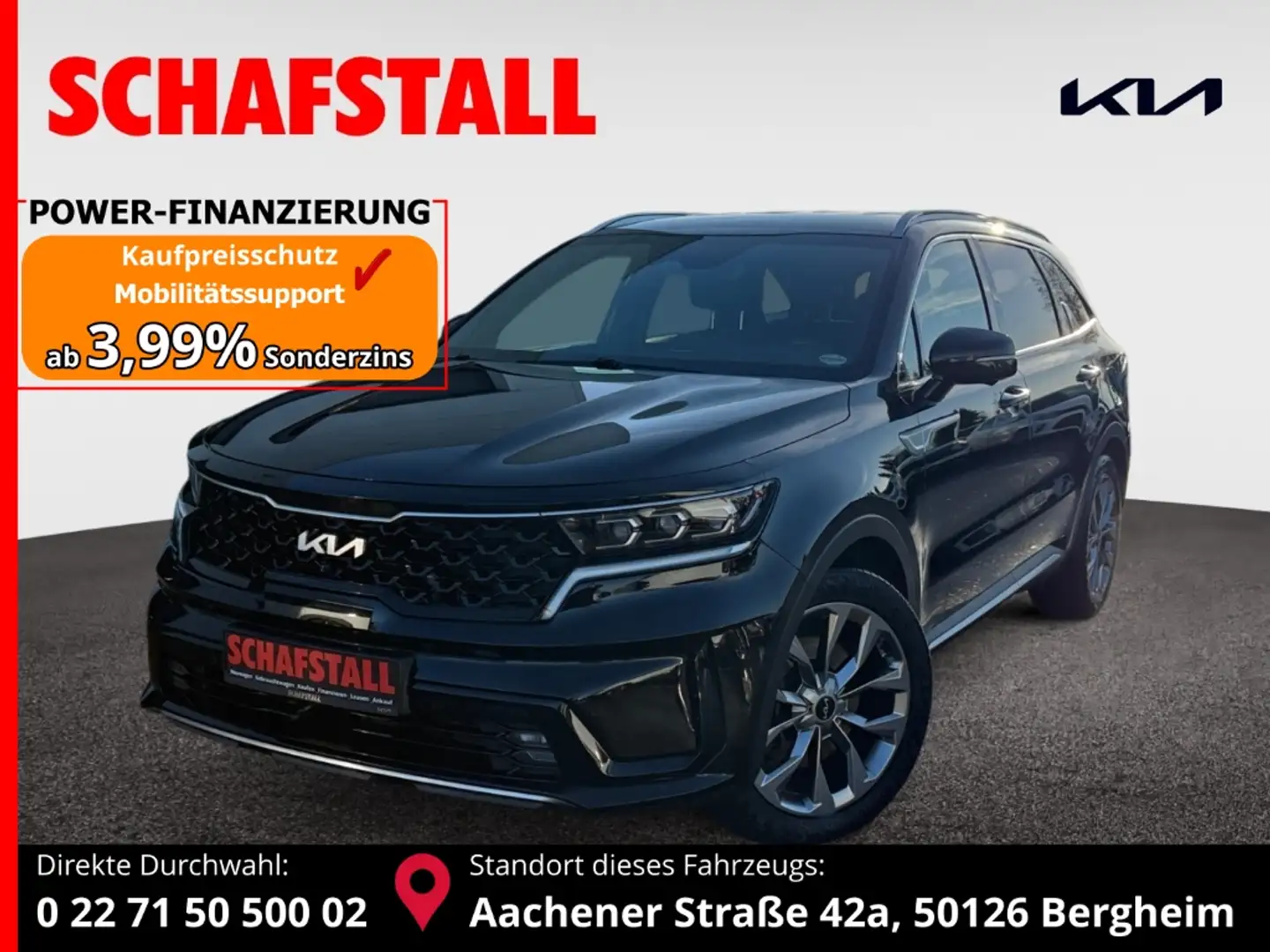Kia Sorento 2.2 CRDI AWD Platinum AHK NAPPA E Sitze Memory Hea Schwarz - 1