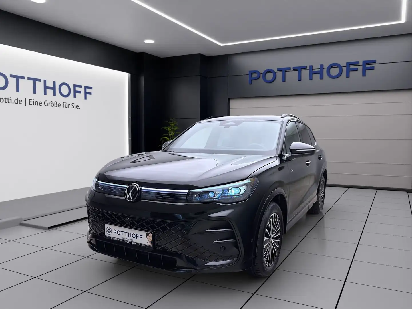 Volkswagen Tiguan 2.0 TDI DSG R-LINE AHK IQ.LIGHT NAVI 360° Schwarz - 1