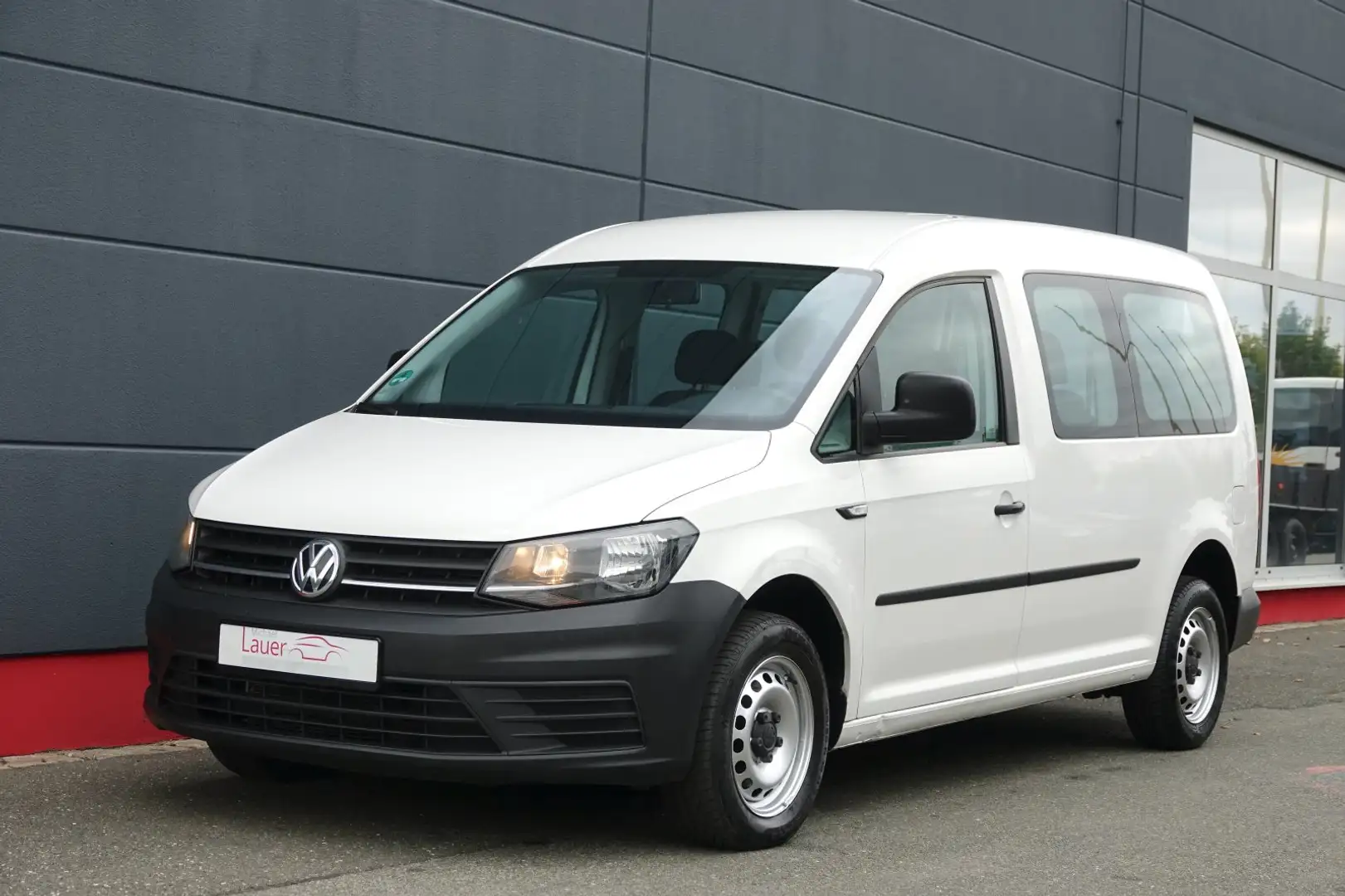 Volkswagen Caddy Maxi 2.0 TDI Kombi Klima PDC 5 Sitzer Standh. Blanc - 1