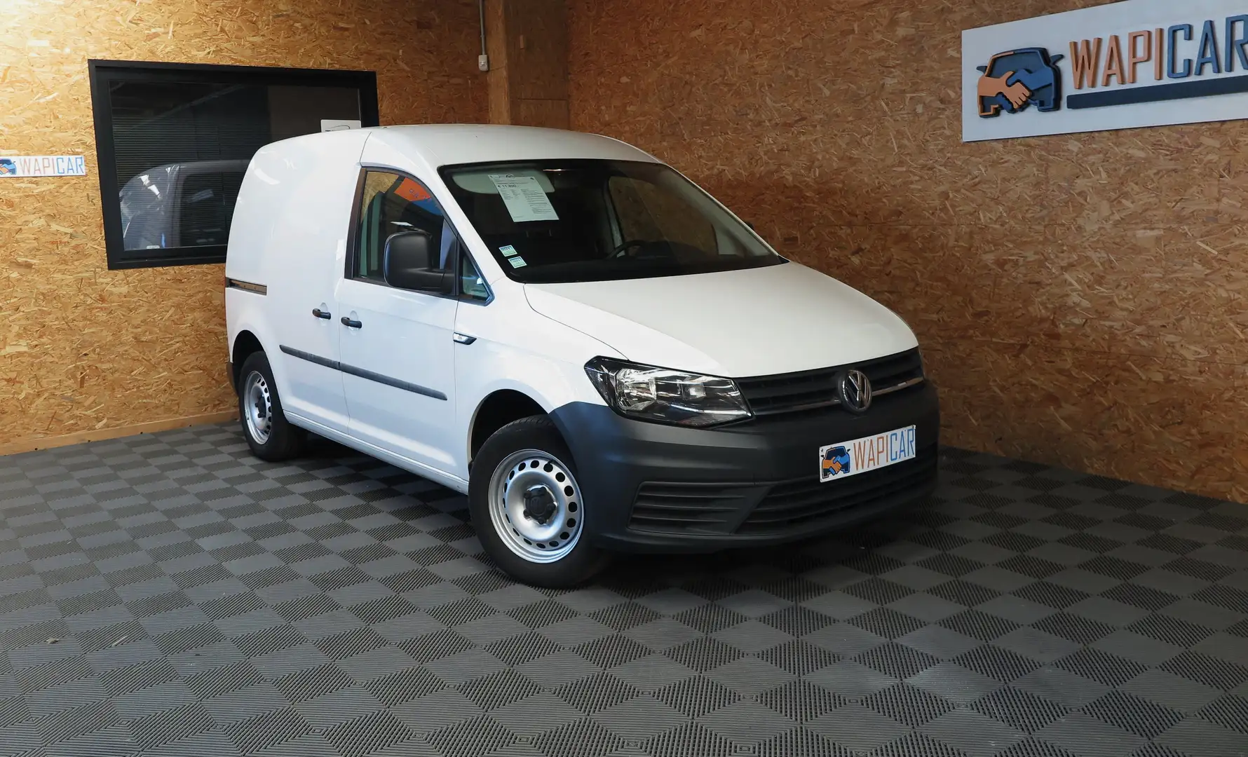 Volkswagen Caddy 2.0 td euro6 navi+clim Blanc - 1