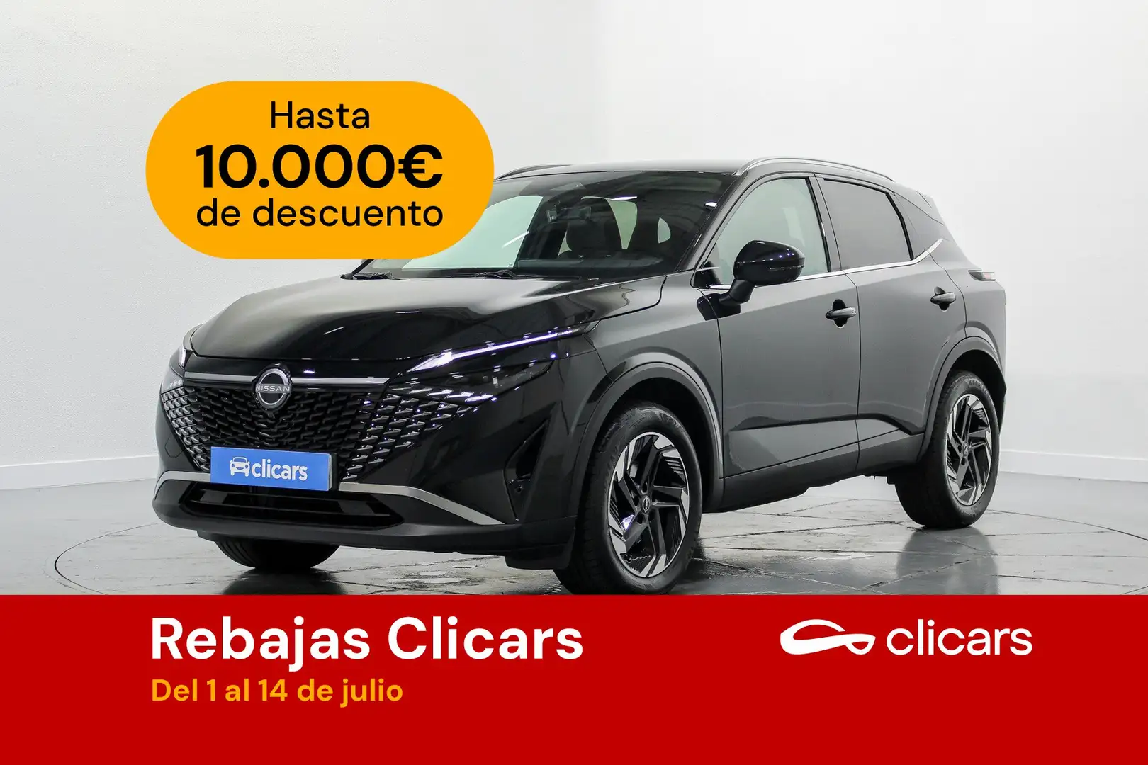 Nissan Qashqai 1.3 DIG-T mHEV 12V N-Connecta 4x2 Aut. 116kW Noir - 1