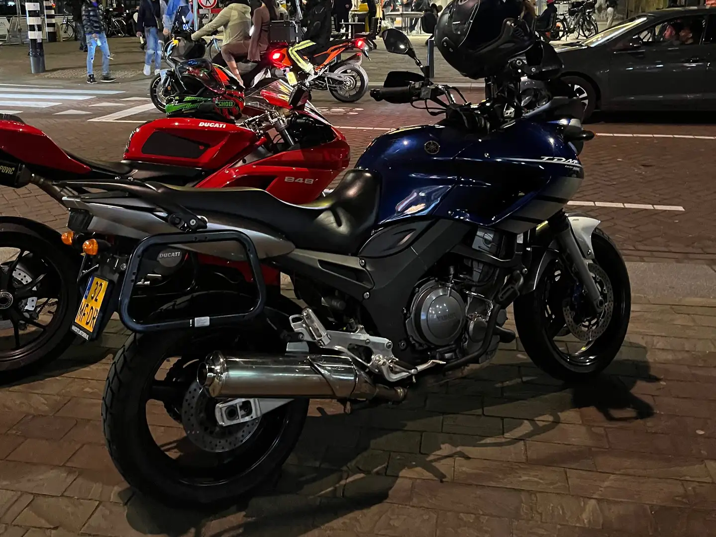 Yamaha TDM 900 Sporttour Motor Bleu - 1