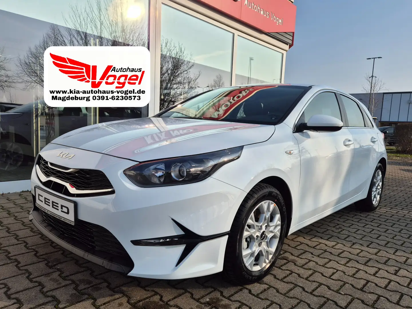 Kia Ceed / cee'd 1.5 Turbo GDi 140 Vision Navi Rückfahrkamera Weiß - 1