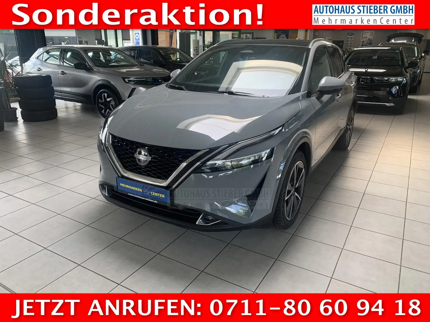 Nissan Qashqai Tekna+ MHEV+MASSAGE+PANO+360KAM+BOSE+NAVI+SHZ 1... Gri - 1