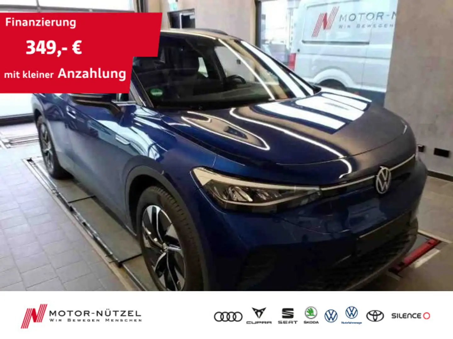 Volkswagen ID.4 Pro Performance 150kw LED+NAVI+AHK+ACC+DAB Blau - 1