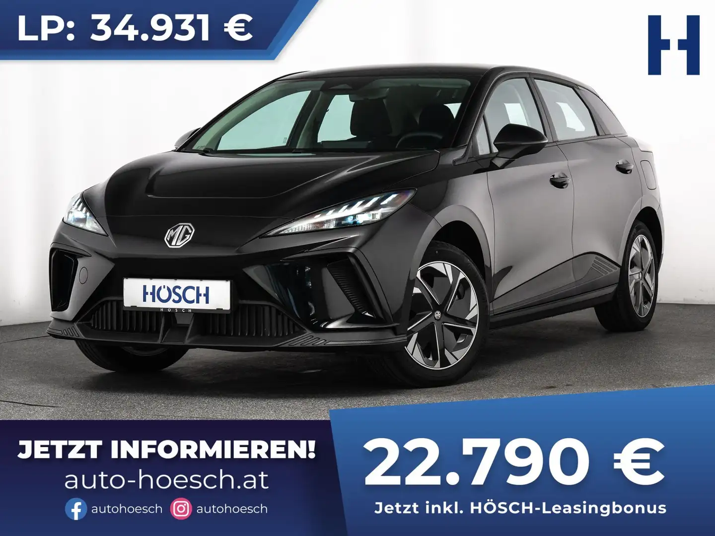 MG MG4 51KWh TAGESZULASSUNG TOP-ANGEOBT++ Schwarz - 1