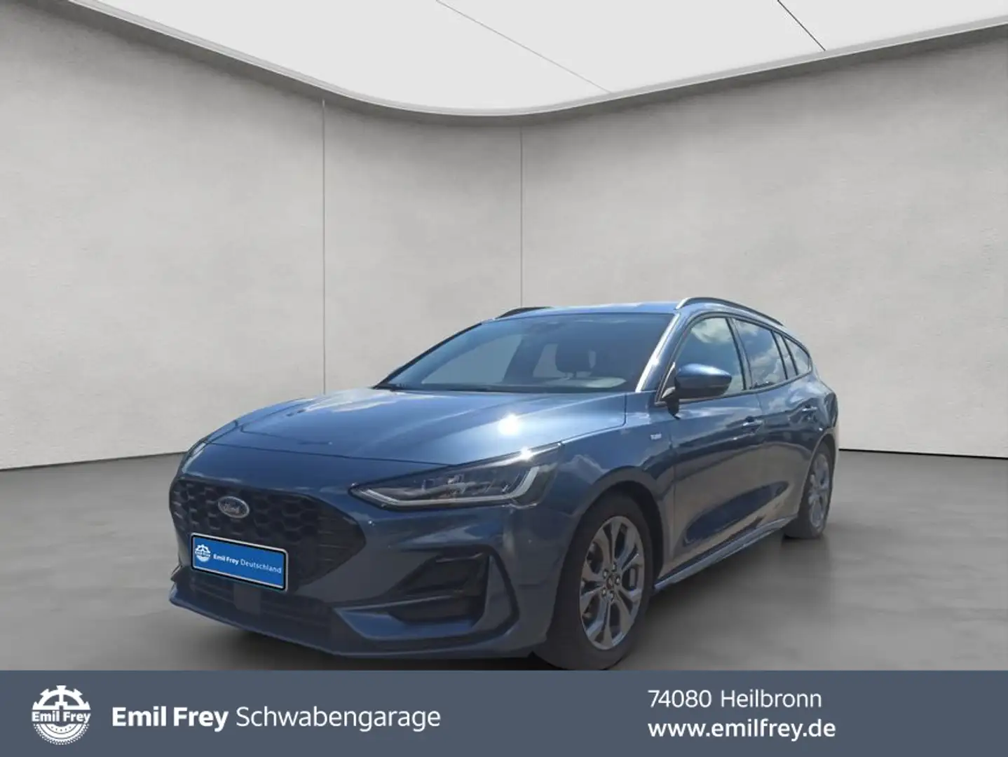 Ford Focus Turnier 1.0 EcoBoost Hybrid Aut. ST-LINE X Bleu - 1
