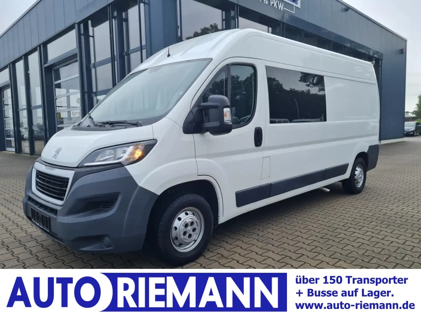 Peugeot Boxer Kasten L3H2 Doka 6-Sitze AHK PDC KLIMA Weiß - 1