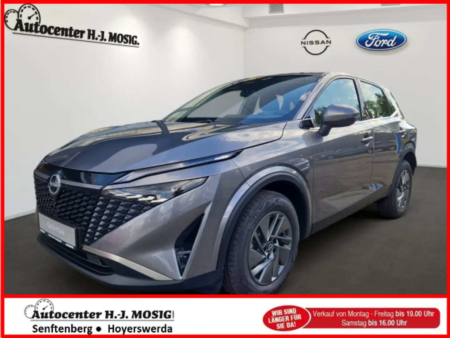 Nissan Qashqai Acenta 140PS 6MT Winter / NissanConnect Gris - 1