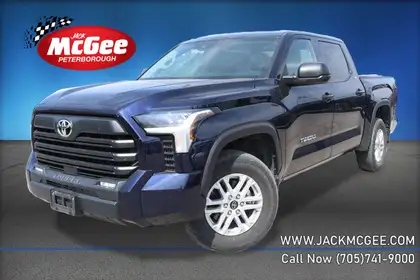 Blue 2024 Toyota Tundra Pickup Truck Four-Wheel Drive Automatic