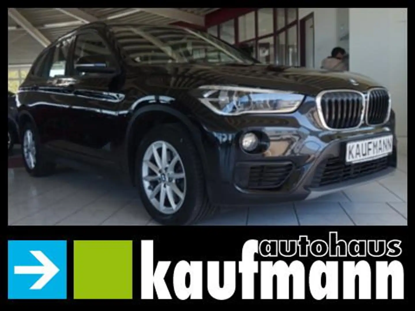 BMW X1 X1 20D XDRIVE ADVANTAGE AUT. LEDER AHK NAVI LED Negro - 1