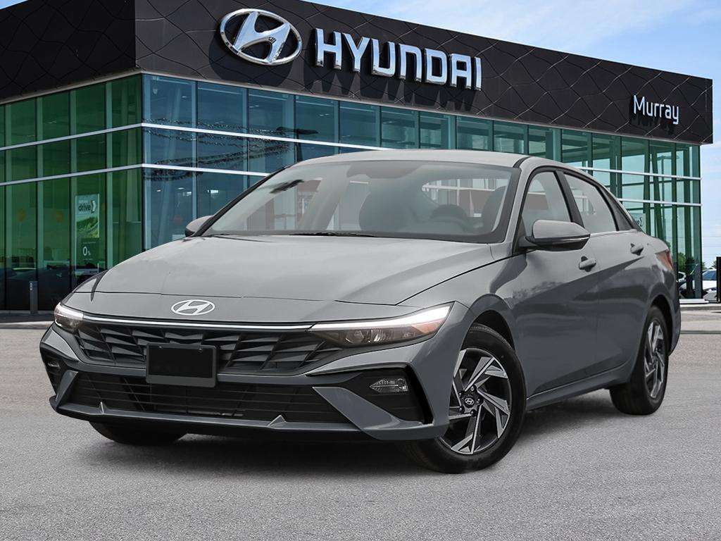 Gray (Amazon Grey) 2026 Hyundai Elantra Hybrid Sedan  Automatic