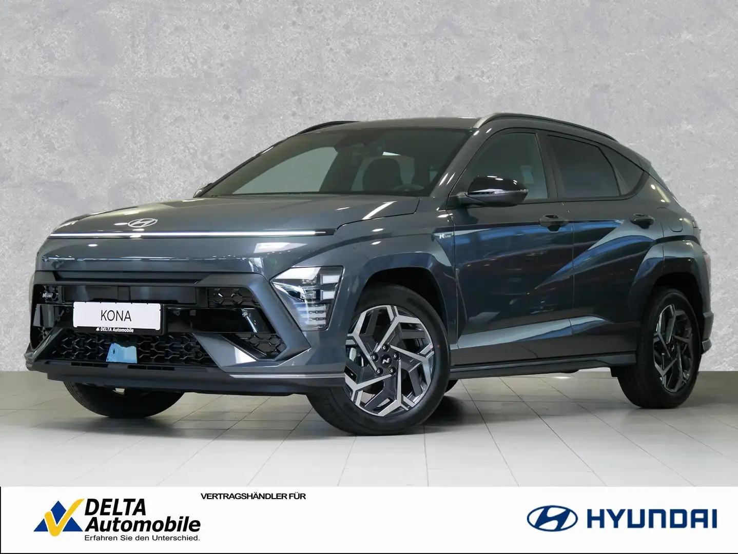 Hyundai KONA 1.6 TGDI DCT N-Line Navi LED Kamera Carplay Szürke - 1