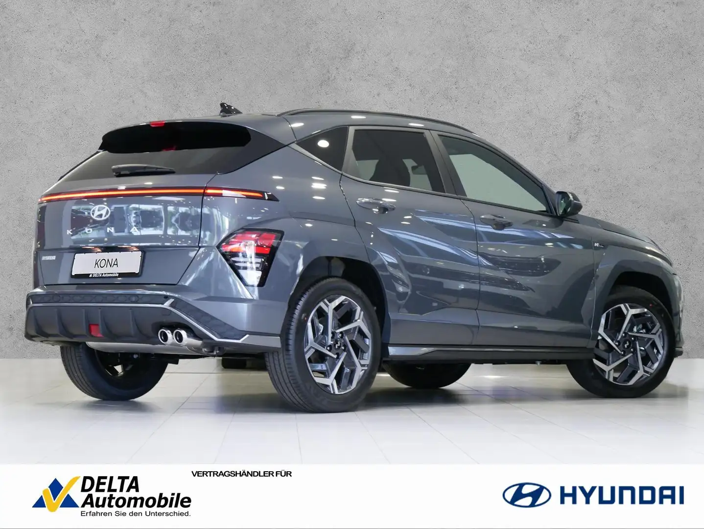 Hyundai KONA 1.6 TGDI DCT N-Line Navi LED Kamera Carplay Szürke - 2