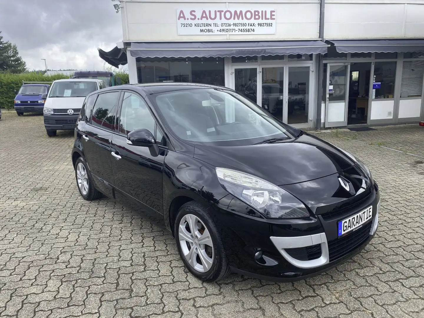 Renault Scenic III Dynamique AHK Navi  PDC Teil Leder Schwarz - 1