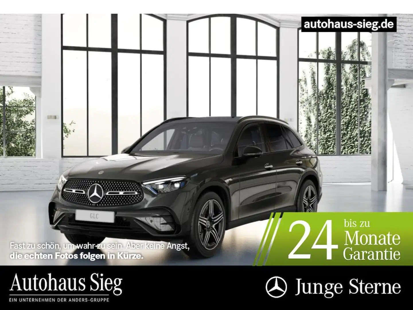 Mercedes-Benz GLC 300 d 4M AMG PREMIUM+Sitzkli+Pano+Distr+Burm Szürke - 1