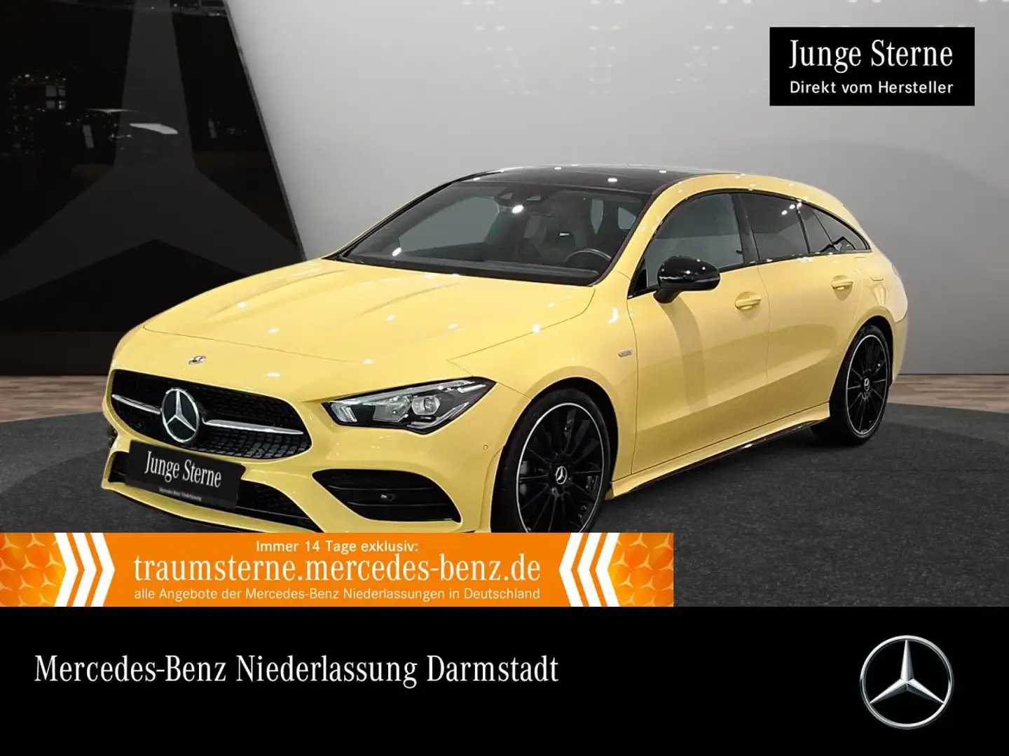 Mercedes-Benz CLA 180 EDITION 2020+AMG+NIGHT+PANO+LED+KAMERA+19" Gelb - 1