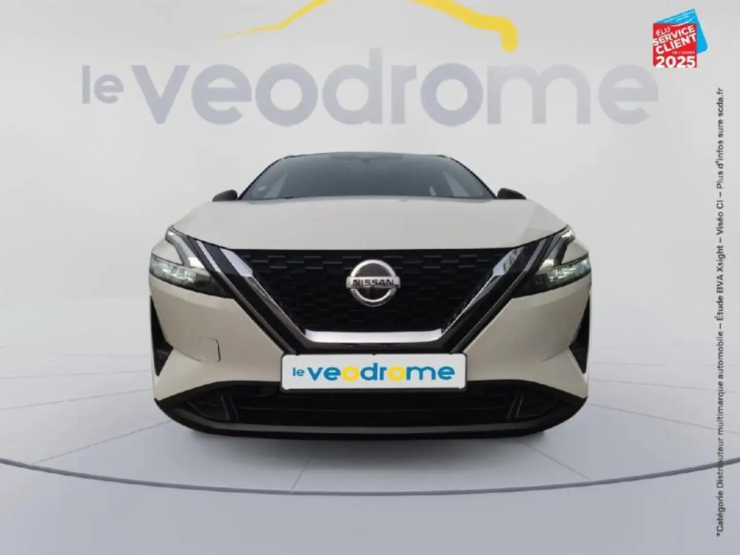 Nissan Qashqai 1.3 Mild Hybrid 158ch Tekna 4x4 Xtronic Tpano GPS Camera Weiß - 2