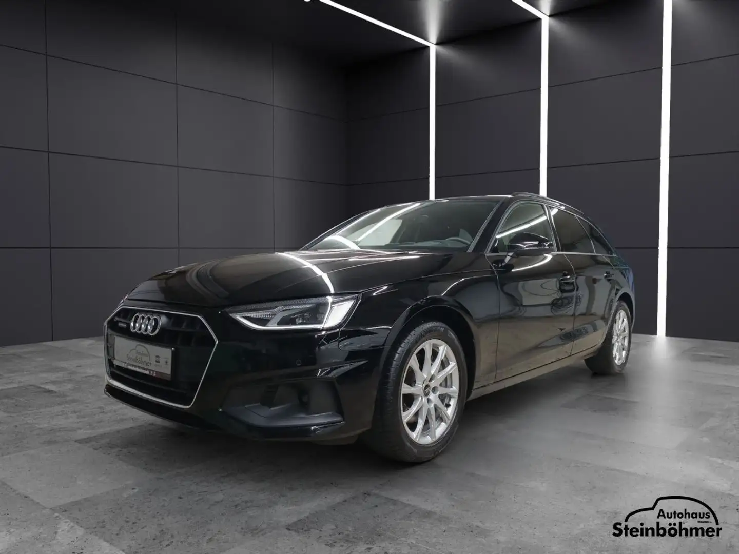 Audi A4 40 Avant quattro 2.0 TDI S-tronic Navi Hud-Up R Schwarz - 2