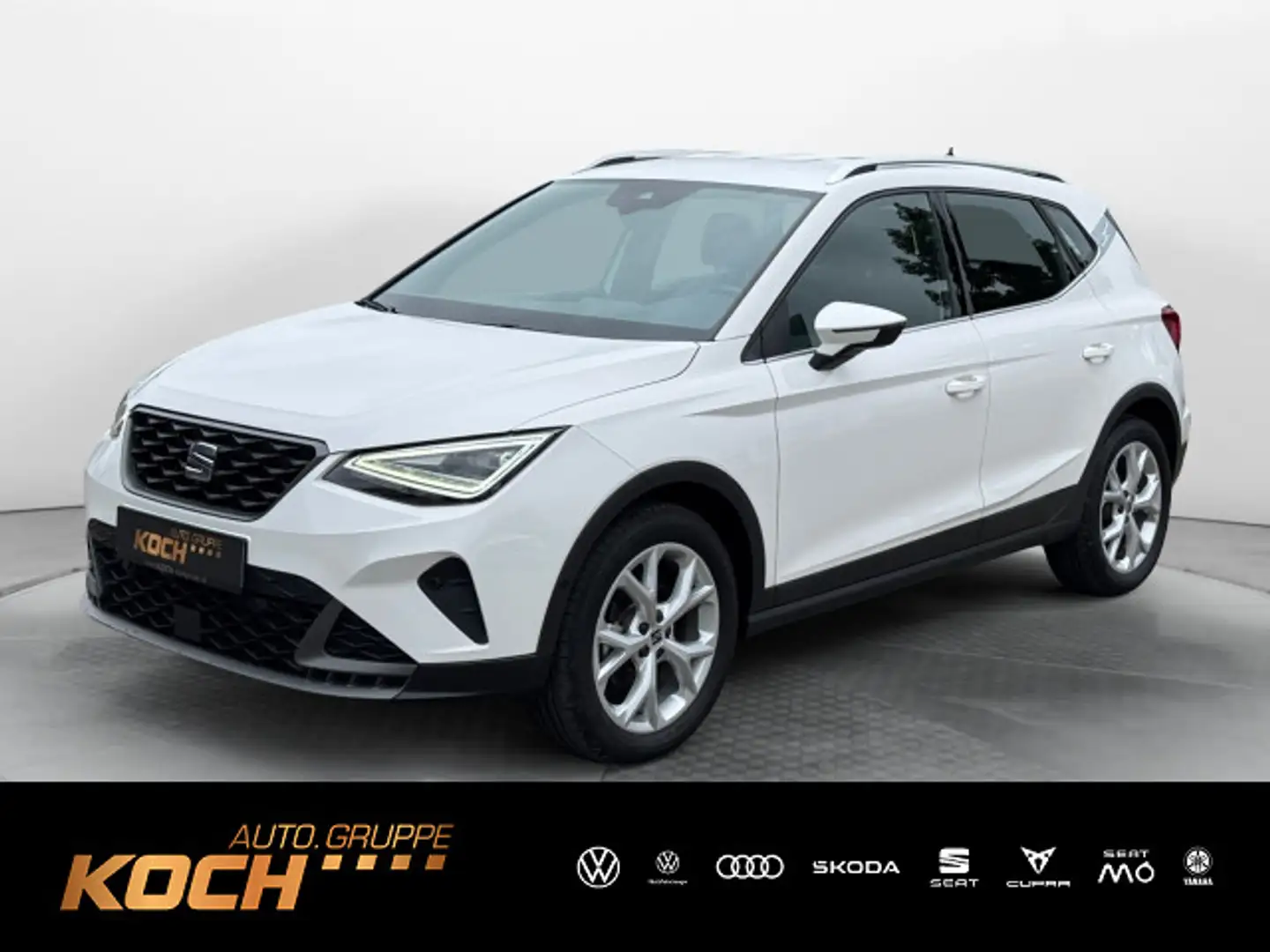 SEAT Arona 1.0 TSI FR PDC*RFK*SHZ*FullLink*Klima*Navi Weiß - 1
