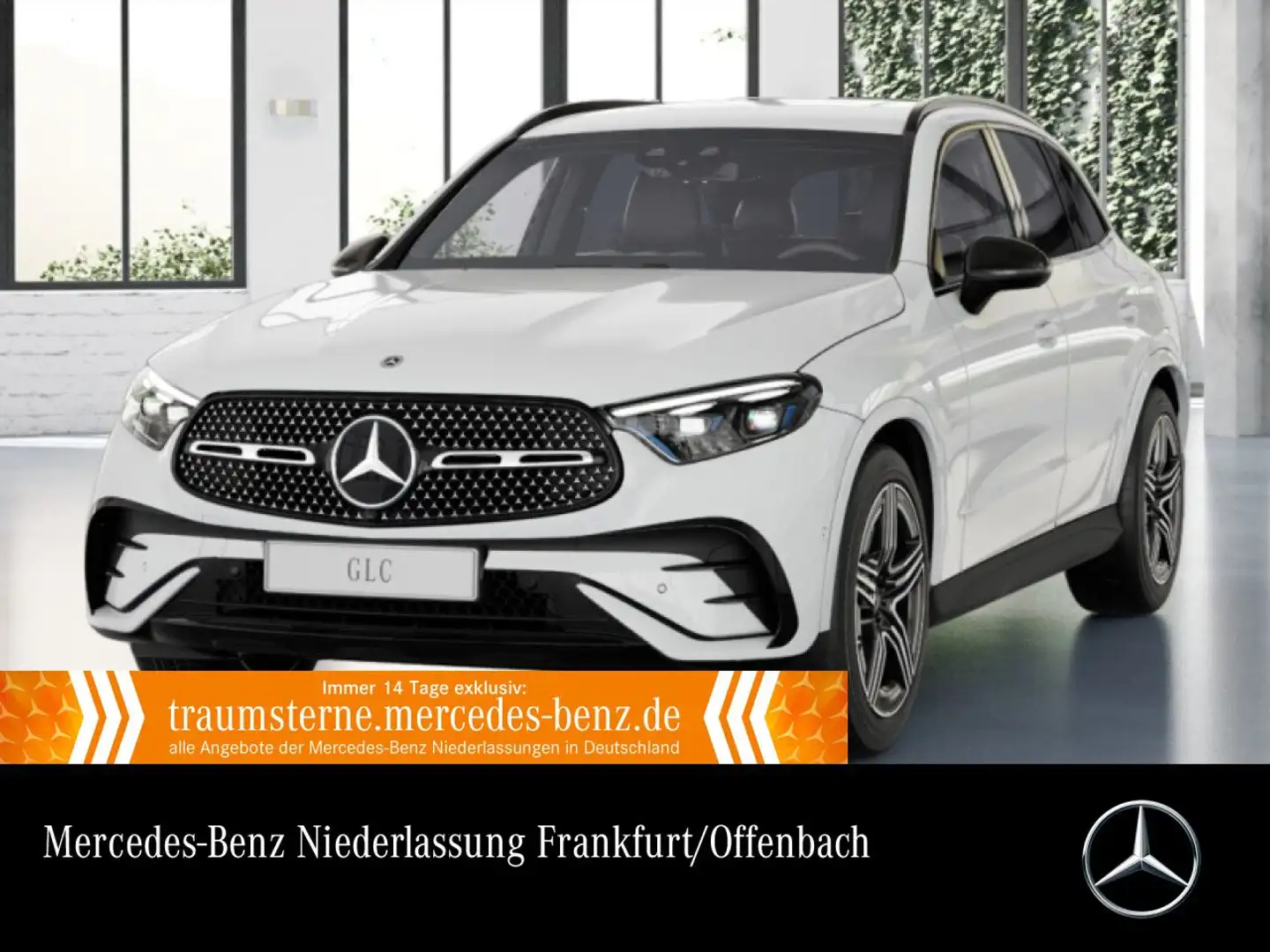 Mercedes-Benz GLC 300 e 4M AMG+NIGHT+AHK+KAMERA+KEYLESS+9G Weiß - 1