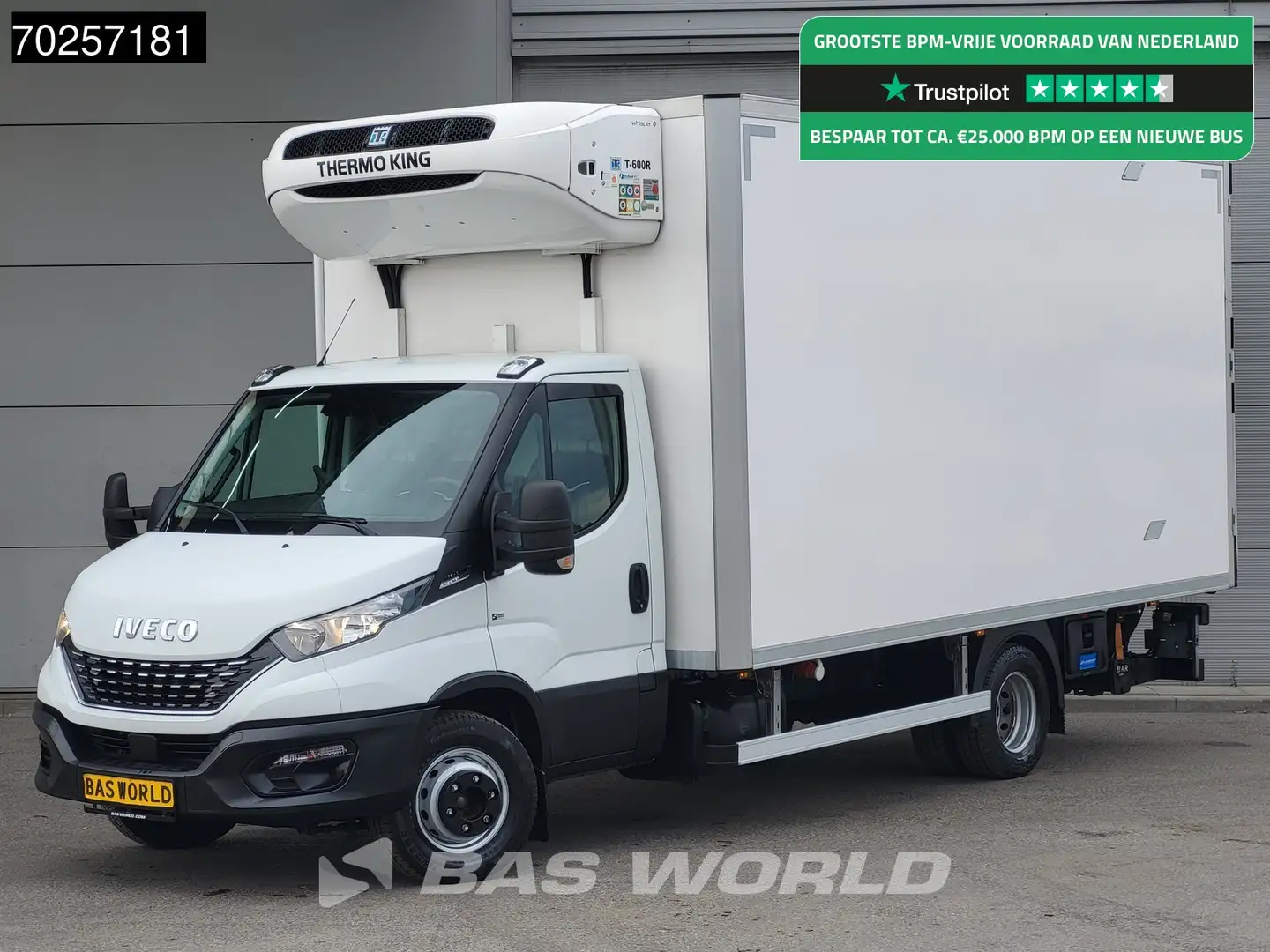 Iveco Daily 72C21 3.0L Koelwagen Laadklep Thermo King T-600R 3 Blanc - 1