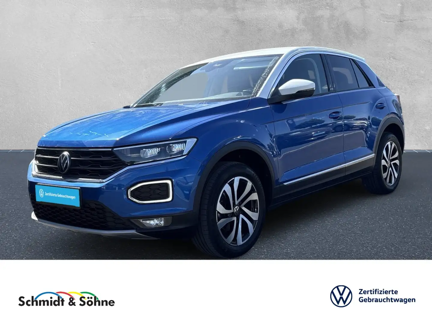 Volkswagen T-Roc 1.5 TSI Active/AHK/ACC/LED/ Klima Einparkhilfe Blau - 1