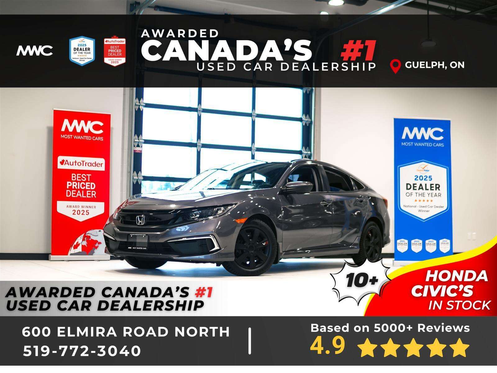 2020 Honda Civic LX | HEATED SEATS | APP CONNECT | NO ACCIDENTS