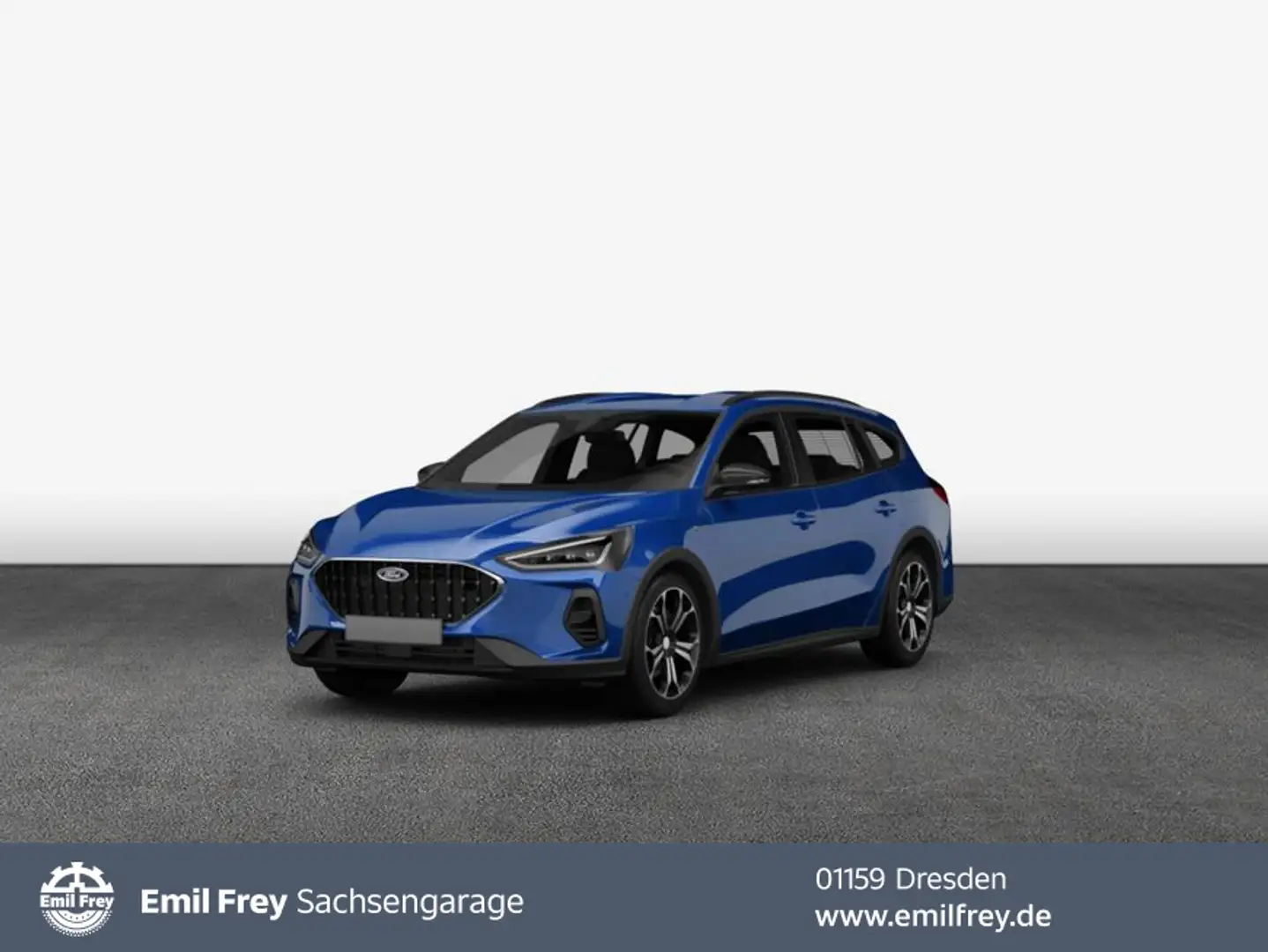 Ford Focus Turnier 1.0 EcoBoost Hybrid Aut. ST-LINE Blauw - 1