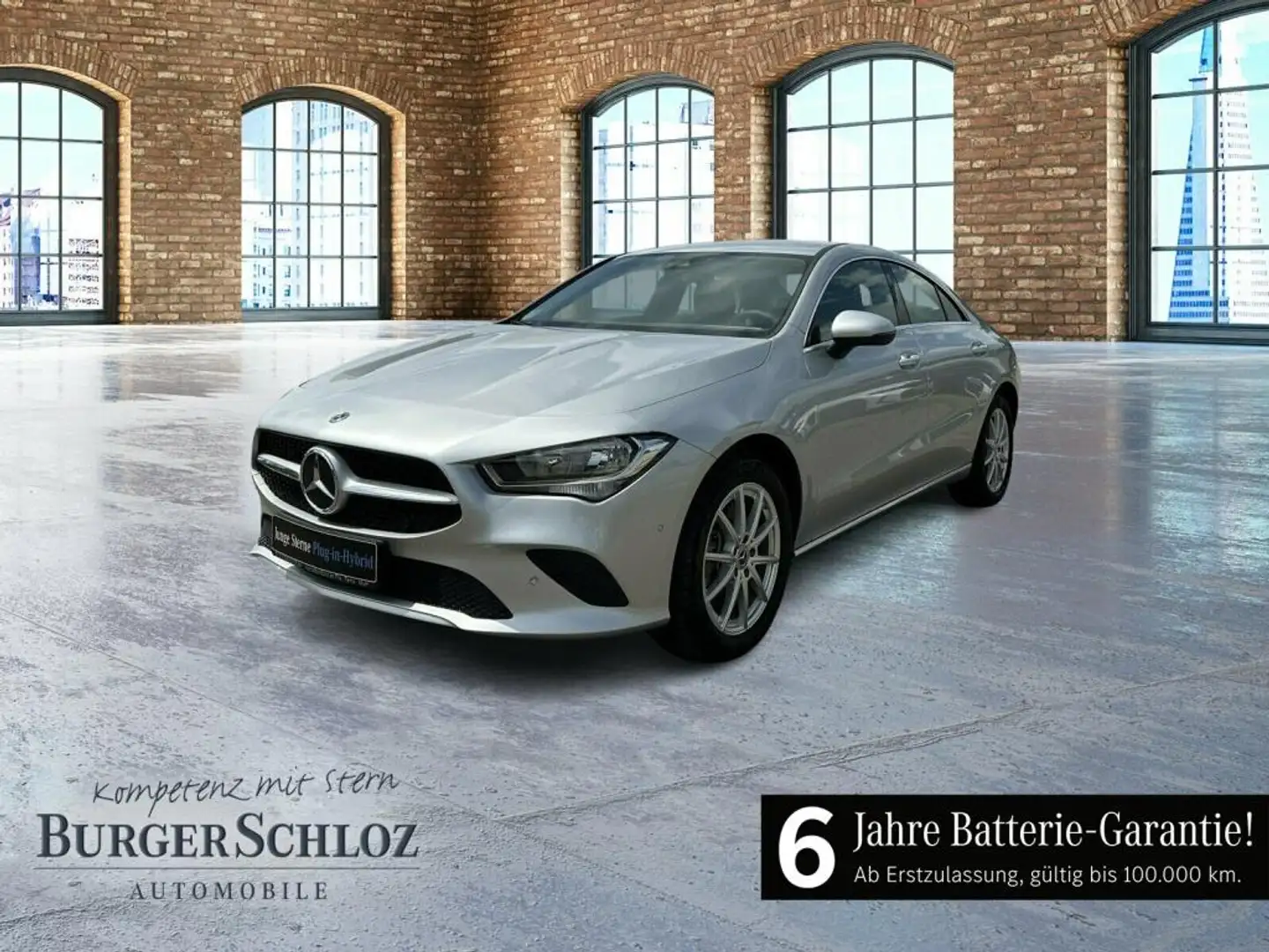 Mercedes-Benz CLA 250 e +PDC SHZ SpurH LM AUT KlimaA Silber - 1