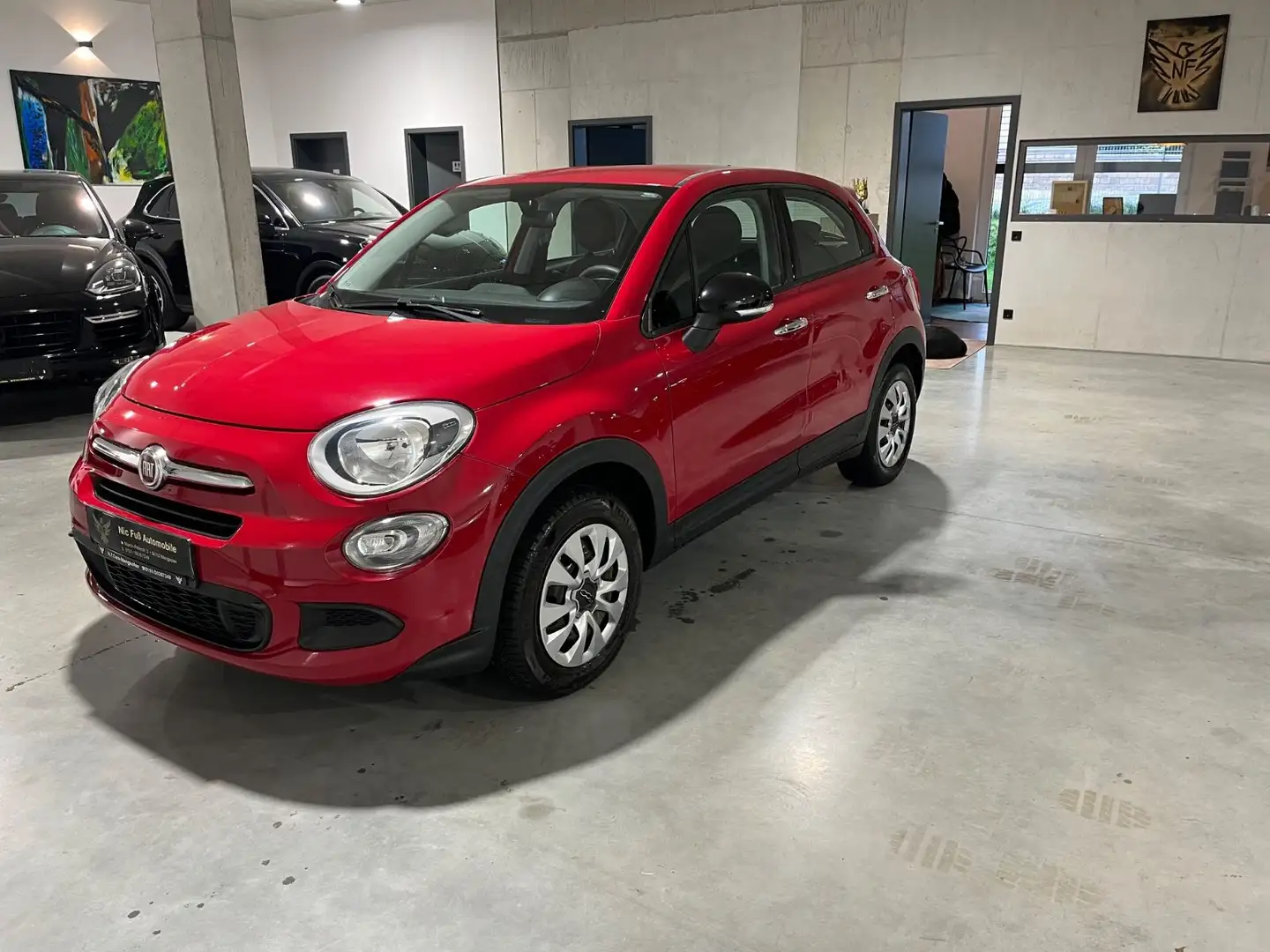 Fiat 500X Pop 1.6 EURO6,2.Hand,AHK,Klima, Rot - 1