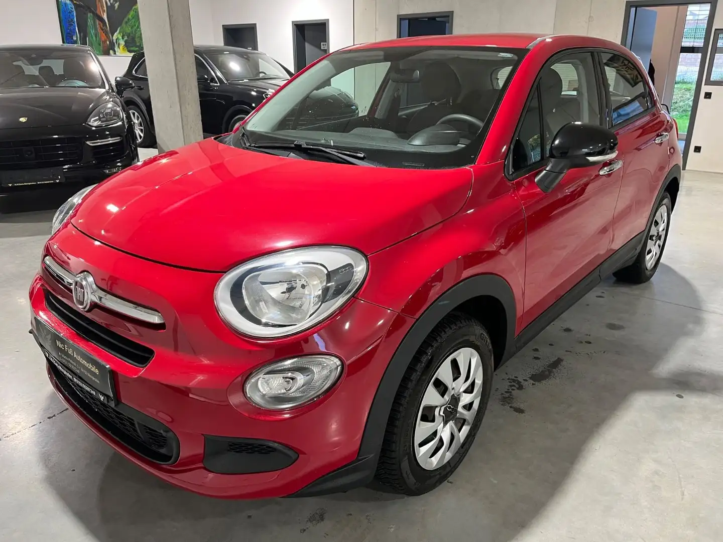 Fiat 500X Pop 1.6 EURO6,2.Hand,AHK,Klima, Rot - 2
