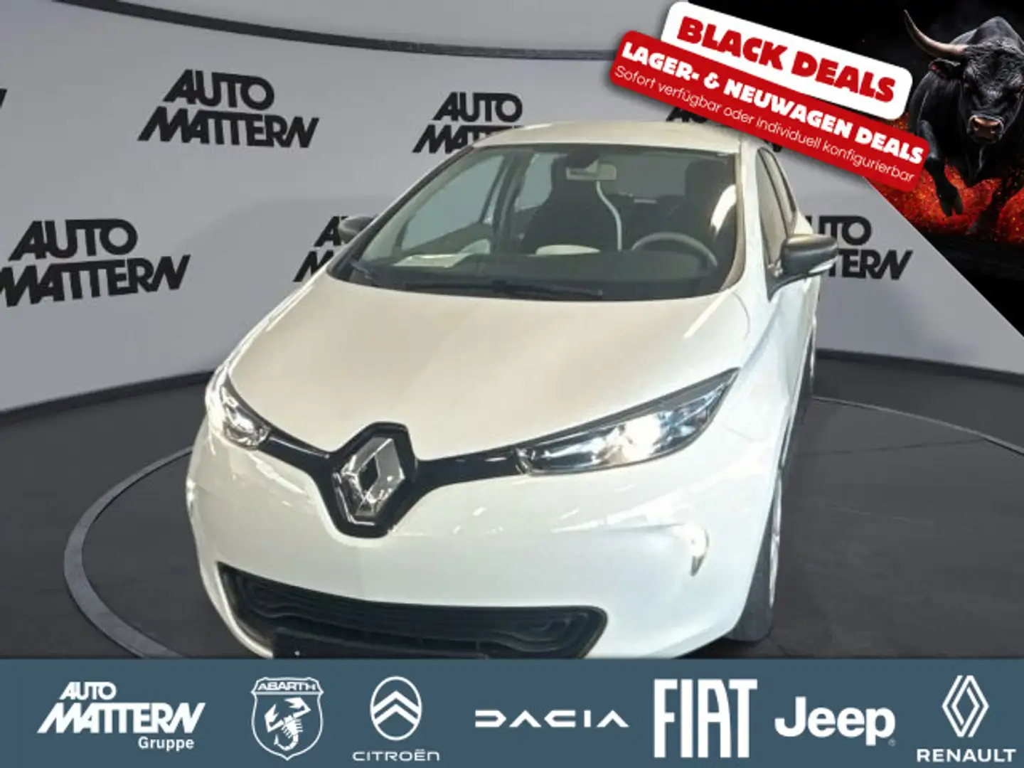 Renault ZOE Zoe Life ZE 40 Batteriemiete PDC BlackDeal Blanc - 1