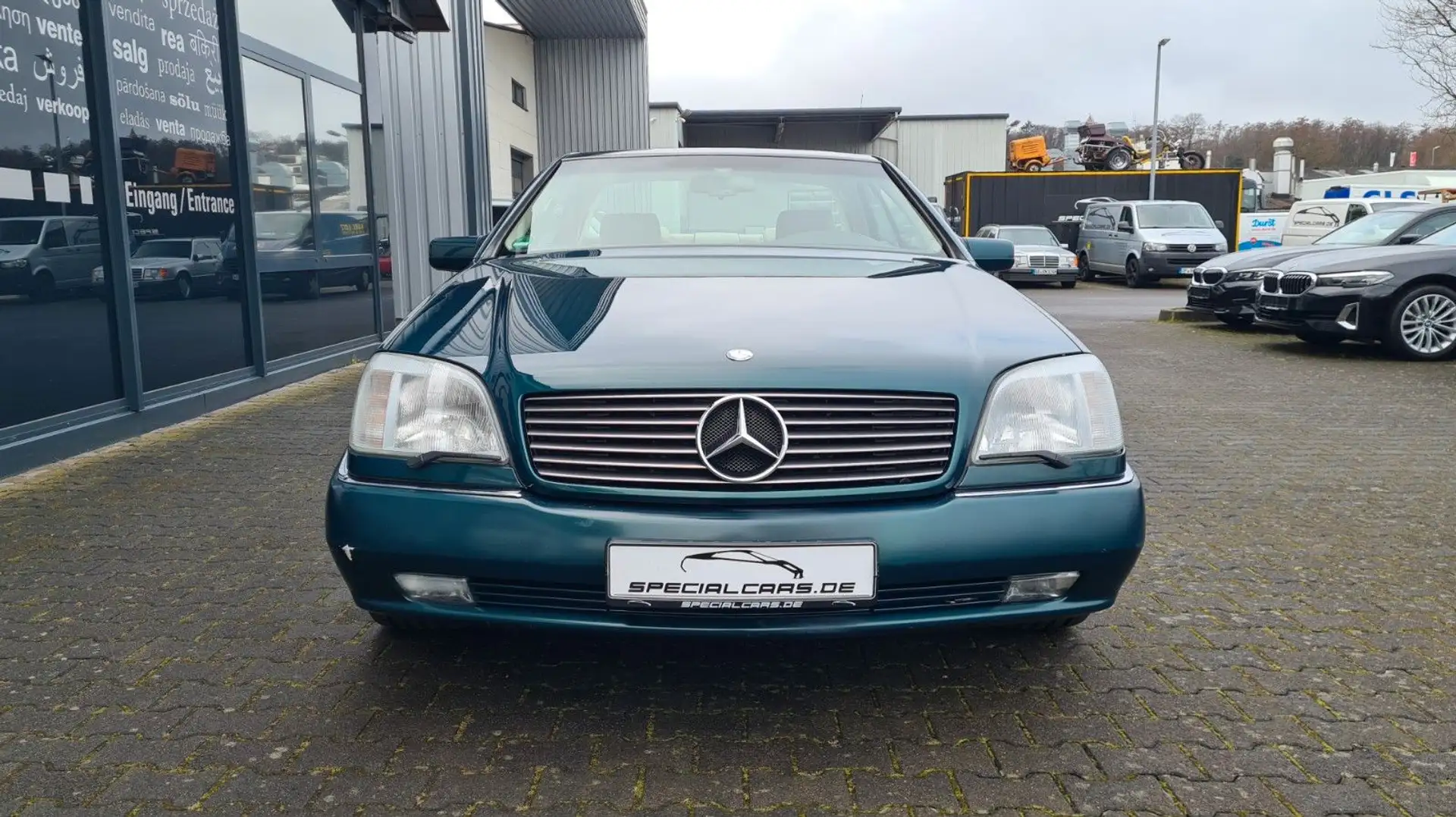 Mercedes-Benz 500 SEC - SoClose - 3.Hand - MB SCHECKHEFT - Verde - 2