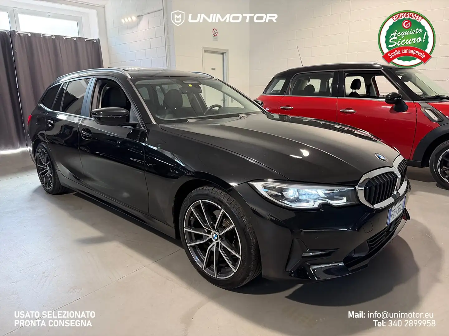 BMW 320 320d G21 Touring xDrive 190cv Sport - IVA esposta Noir - 1