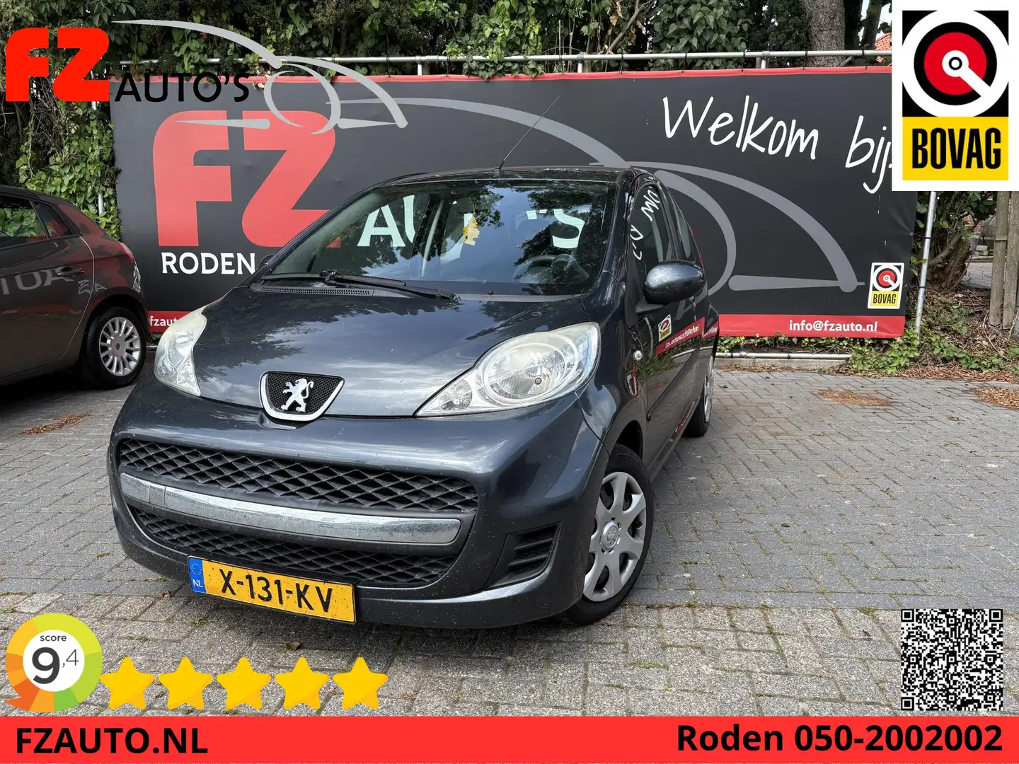 Peugeot 107 1.0-12V Urban Move - Airconditioning - Radio - Ele Grijs - 1