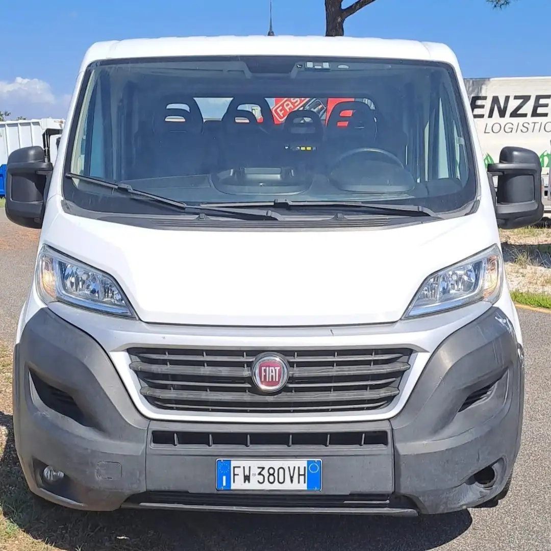Fiat Ducato MAXI 35 LH1 2.3 MTJ CASSONE FISSO E GRU Bianco - 2