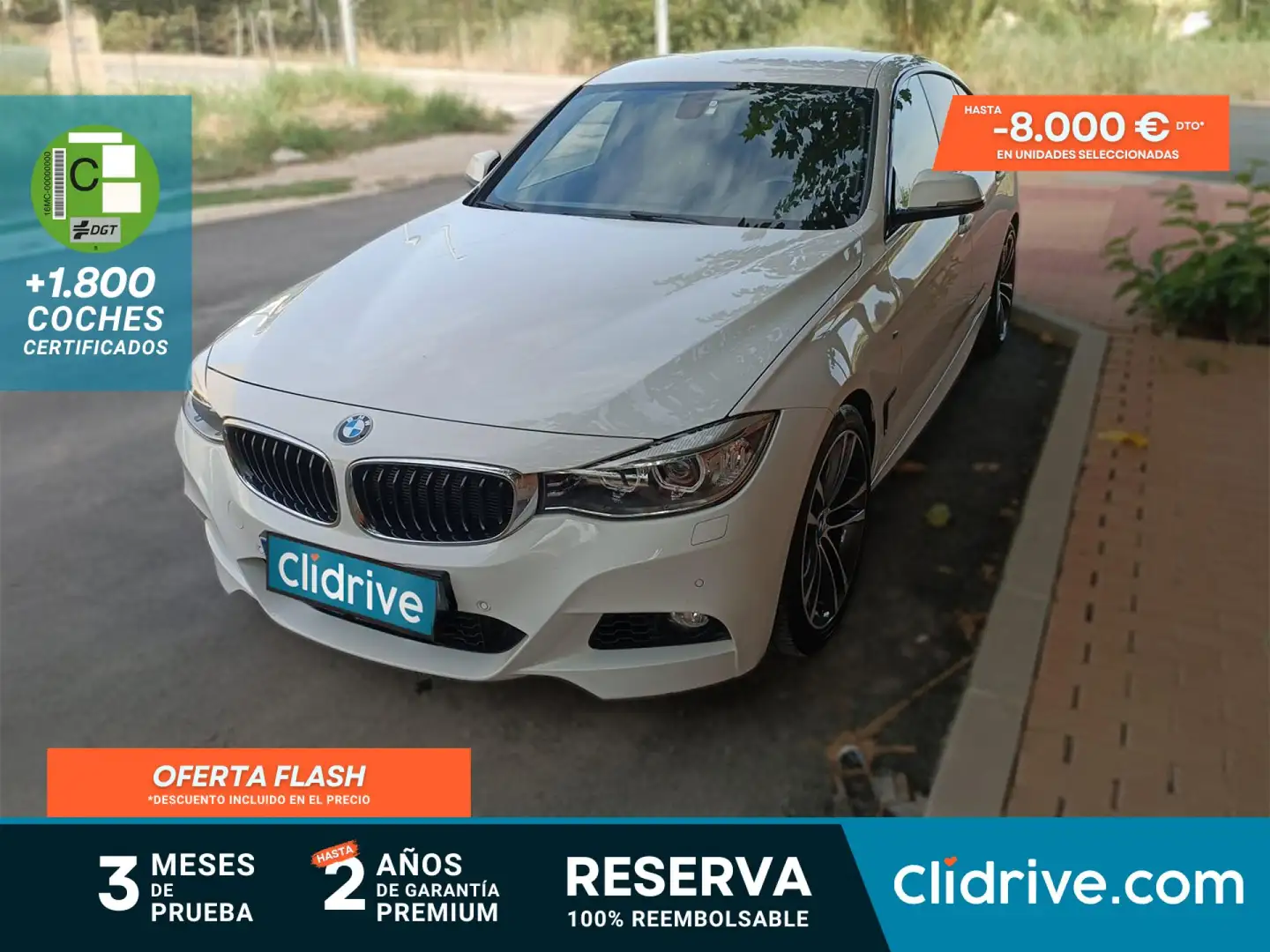 BMW 318 318dA Gran Turismo Blanco - 1