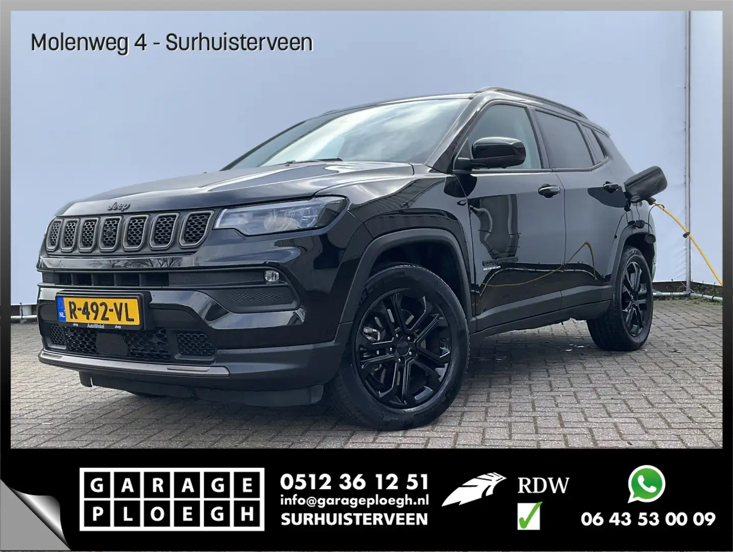 Jeep Compass 4xe 240 AWD Plug-in Adap.Cruise Upland Electric PH Negro - 1