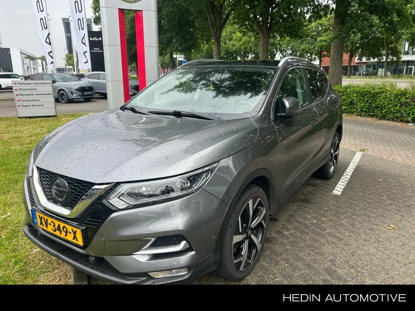 Nissan Qashqai 1.3 DIG-T Tekna + 160PK Automaat | Panoramadak | 1 Gris - 1