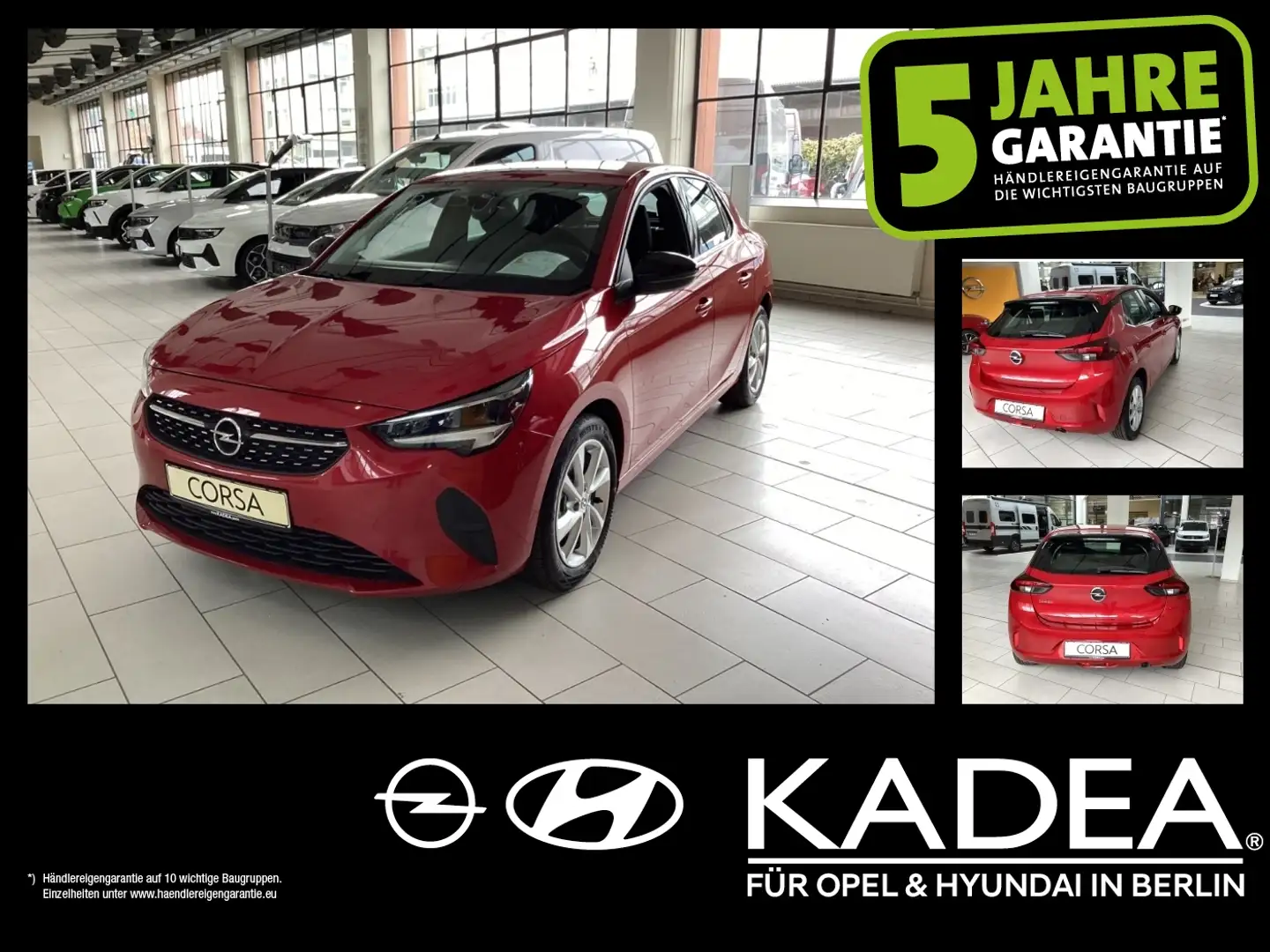 Opel Corsa F 1.5 Diesel Digitaler Tacho, Multimedia Rouge - 1