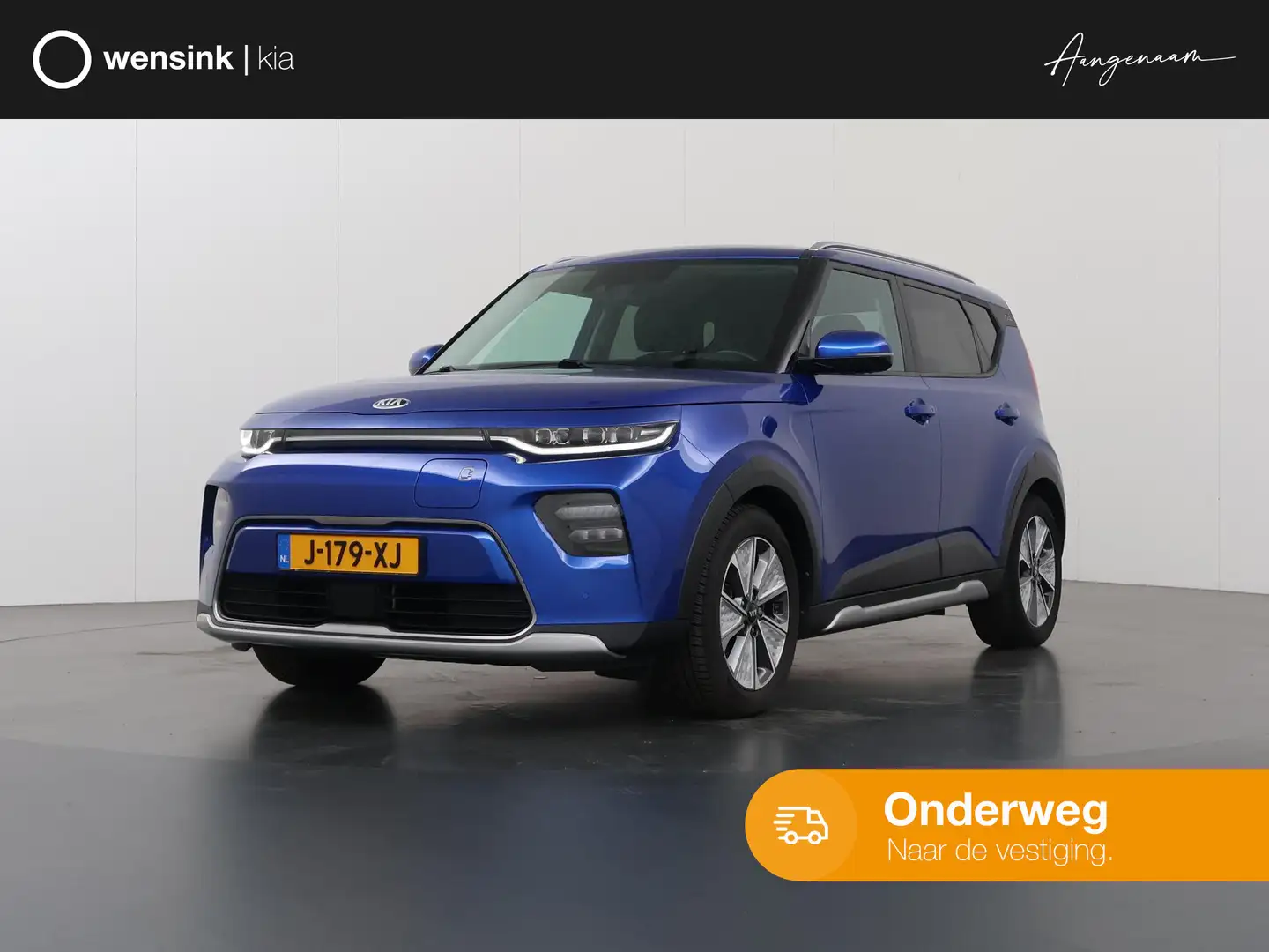 Kia Soul e-Soul ExecutiveLine 64 kWh | Lederen Bekleding | Blauw - 1