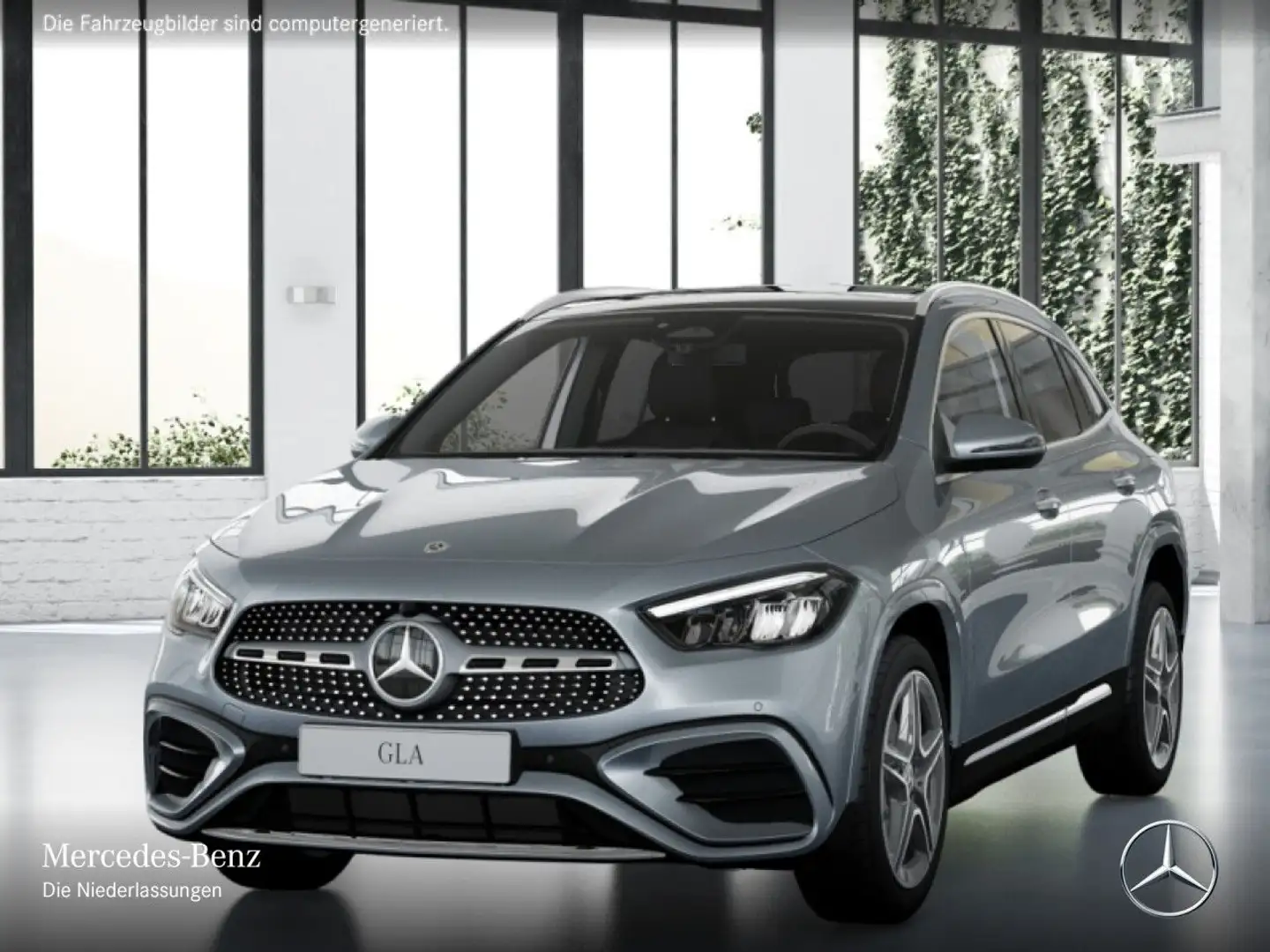 Mercedes-Benz GLA 250 4M AMG+PANO+LED+KAMERA+TOTW+KEYLESS+8G Silber - 2